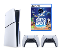 Sony PlayStation 5 Slim + DualSense White + Gra Astro Bot - 1277561 - zdjęcie 1